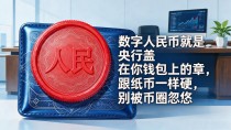 数字人民币就是央行盖在你钱包上的章,跟纸币一样硬,别被币圈忽悠
