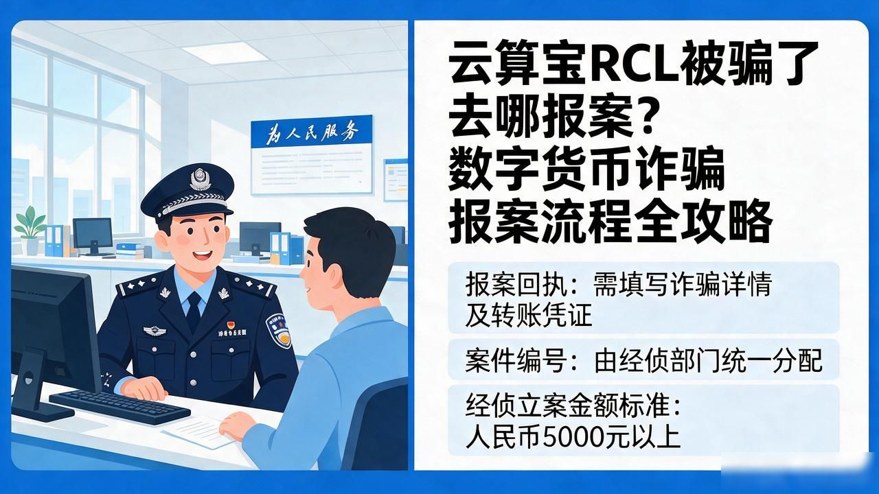 云算宝RCL被骗了去哪报案?数字货币诈骗报案流程全攻略
