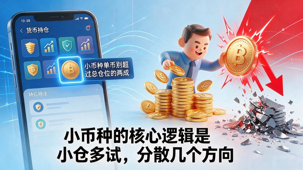 小号app数字货币怎么搞?选币、仓位、止损,这几步做对才不白忙