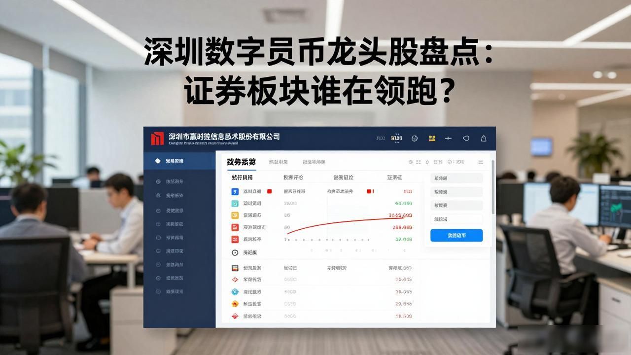 深圳数字货币龙头股盘点:证券板块谁在领跑?