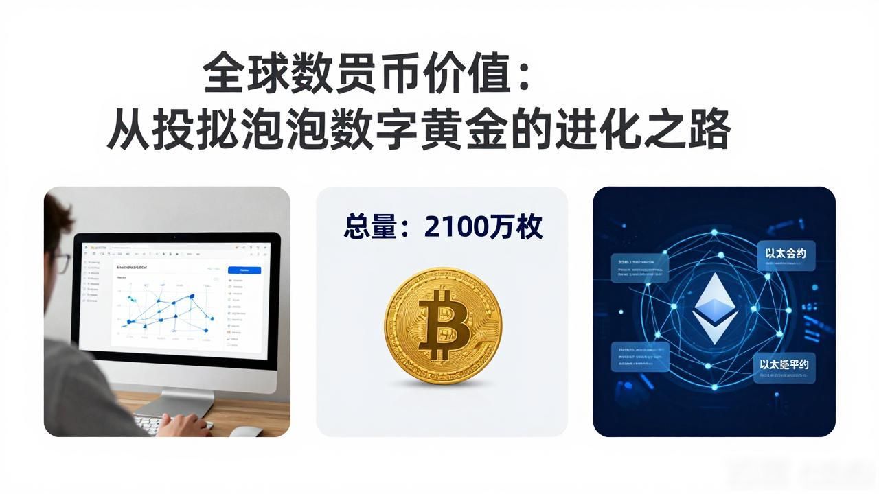 全球数字货币价值:从投机泡沫到数字黄金的进化之路