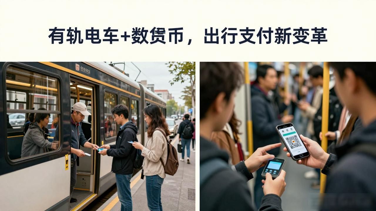 有轨电车+数字货币,出行支付新变革