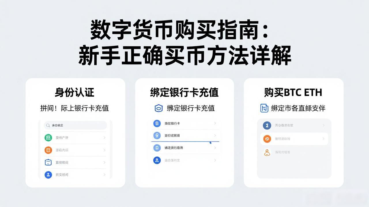 数字货币购买指南:新手正确买币方法详解