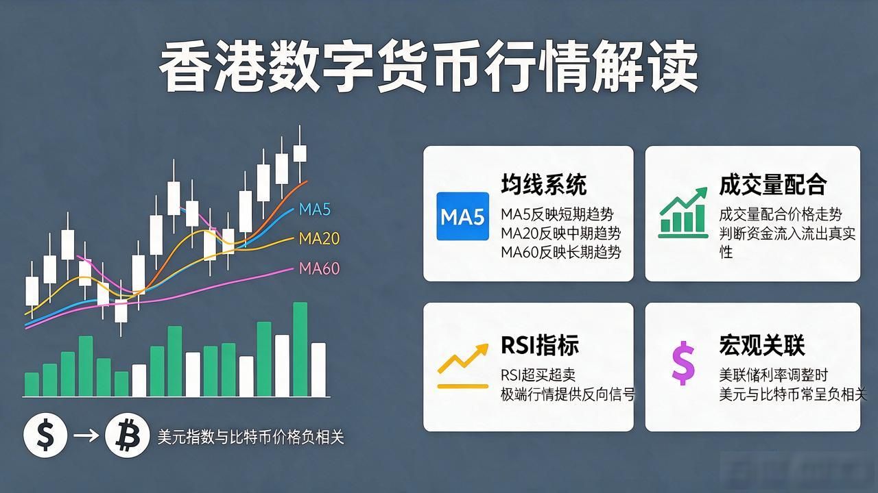 香港数字货币走势图怎么看?2026年最新行情解读