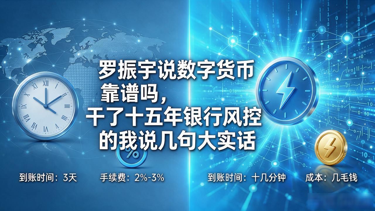 罗振宇说数字货币靠谱吗,干了十五年银行风控的我说几句大实话