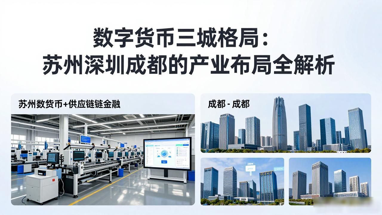 数字货币三城格局:苏州深圳成都的产业布局全解析