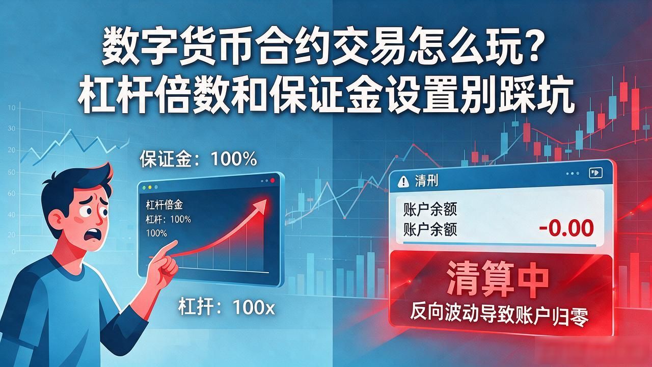 数字货币合约交易怎么玩?杠杆倍数和保证金设置别踩坑