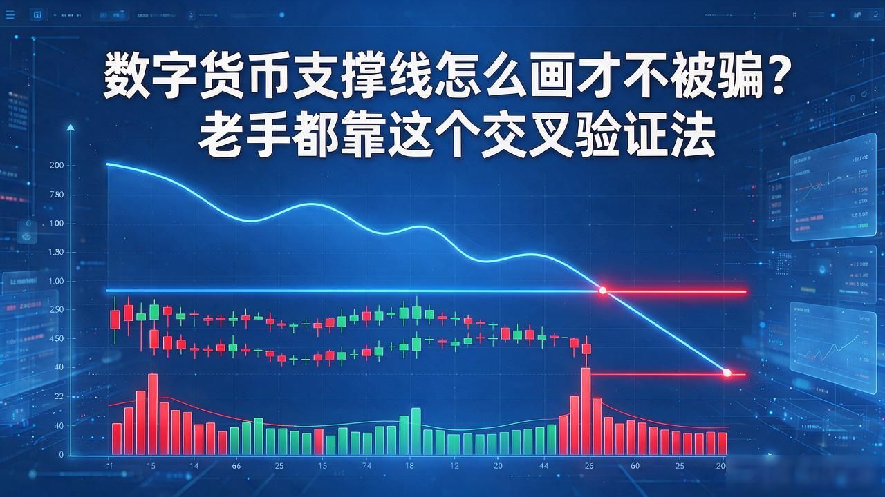 数字货币支撑线怎么画才不被骗?老手都靠这个交叉验证法