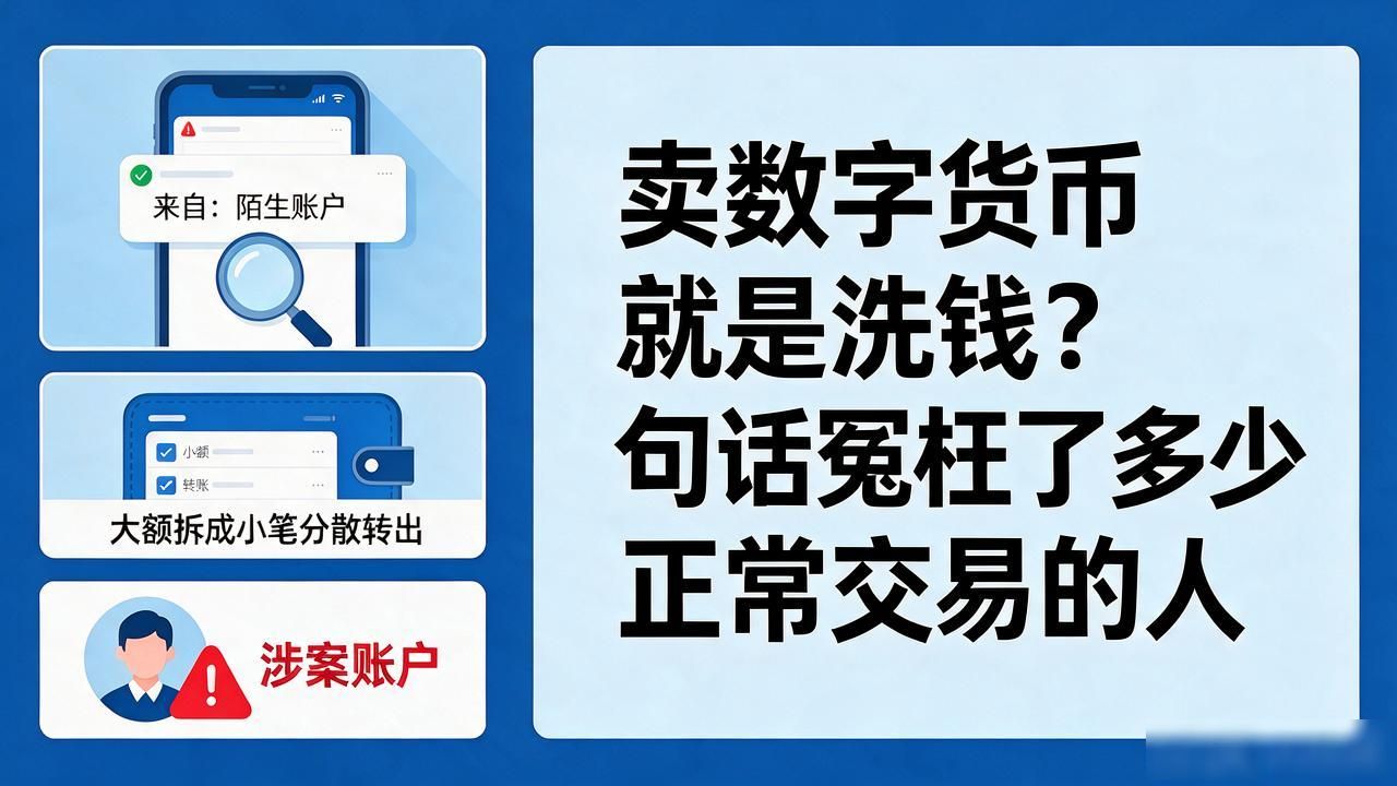 卖数字货币就是洗钱?这句话冤枉了多少正常交易的人