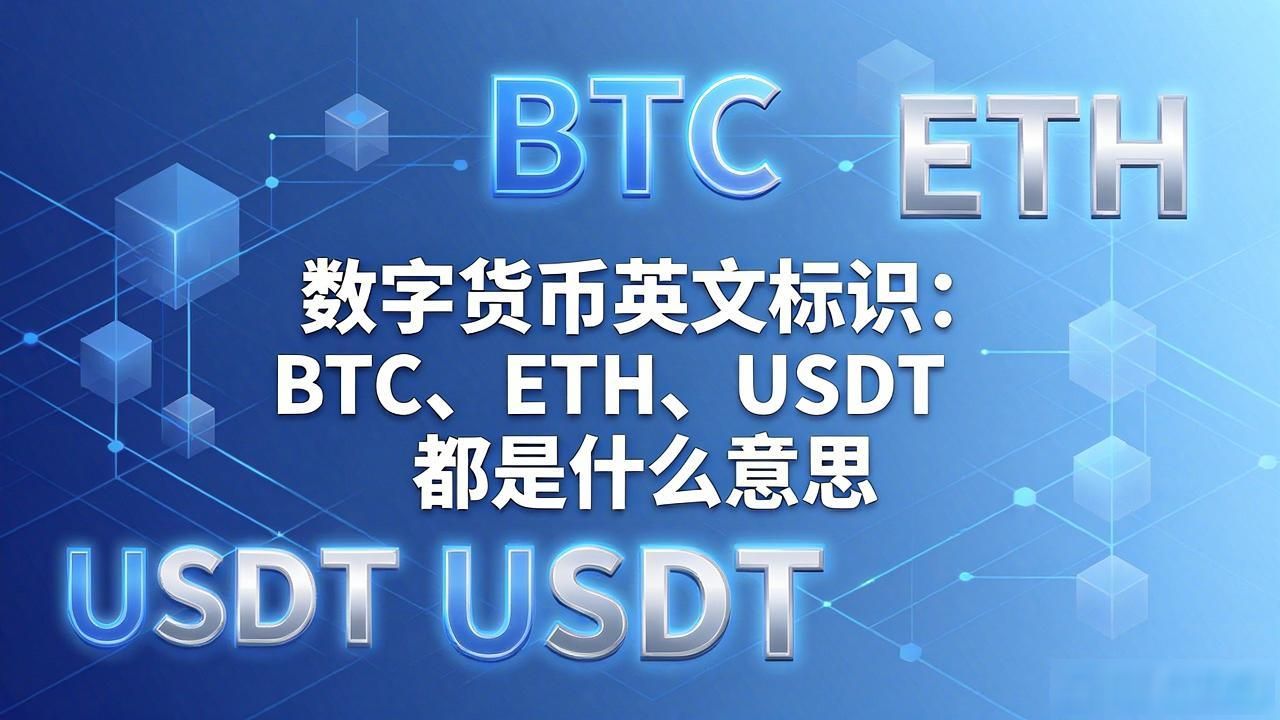 数字货币英文标识大全:BTC、ETH、USDT都是什么意思
