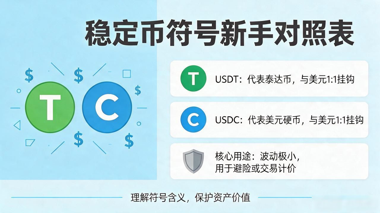 数字货币符号大全:新手必看的加密货币符号对照表