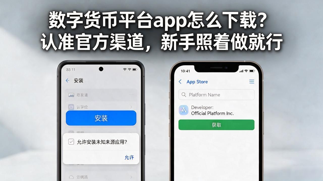 数字货币平台app怎么下载?认准官方渠道,新手照着做就行