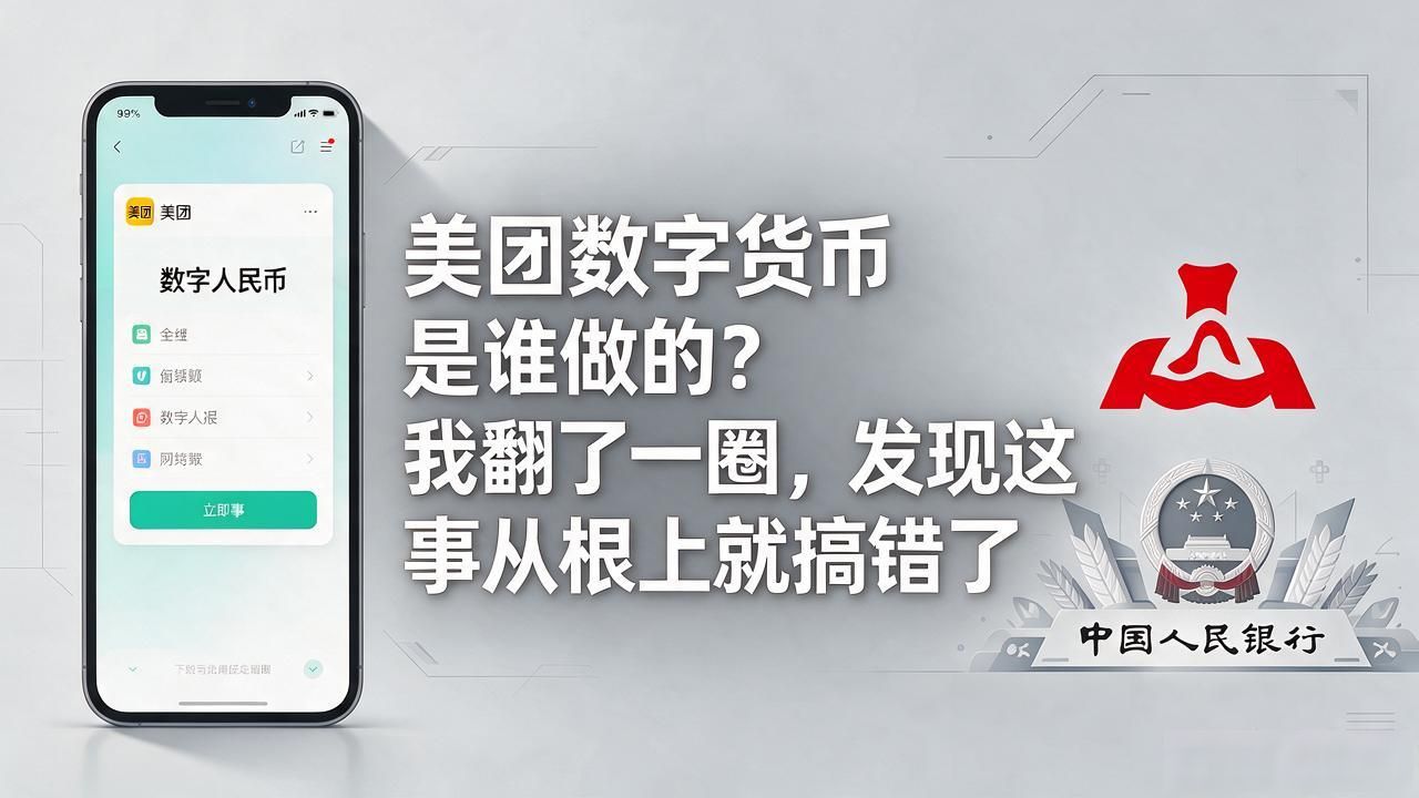 美团数字货币是谁做的?我翻了一圈,发现这事从根上就搞错了
