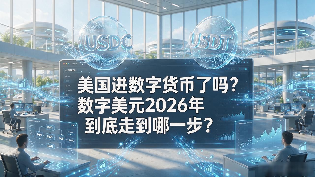 美国进数字货币了吗?数字美元2026年到底走到哪一步