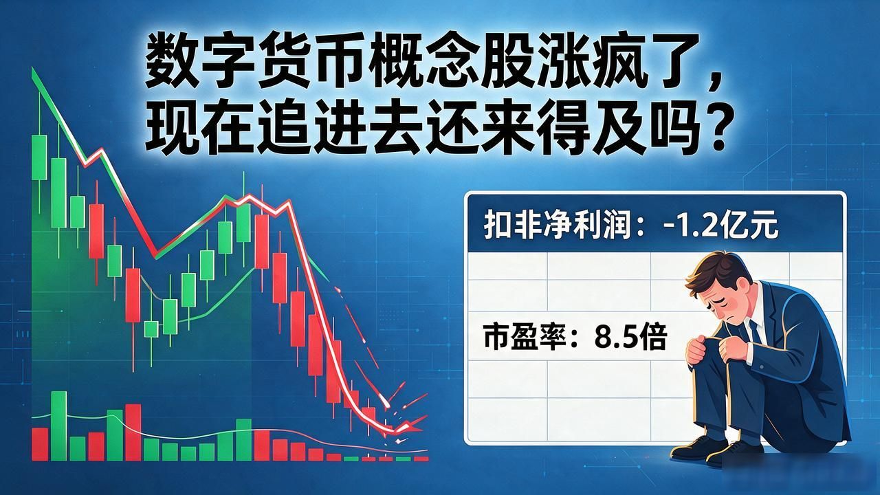 数字货币概念股涨疯了,现在追进去还来得及吗