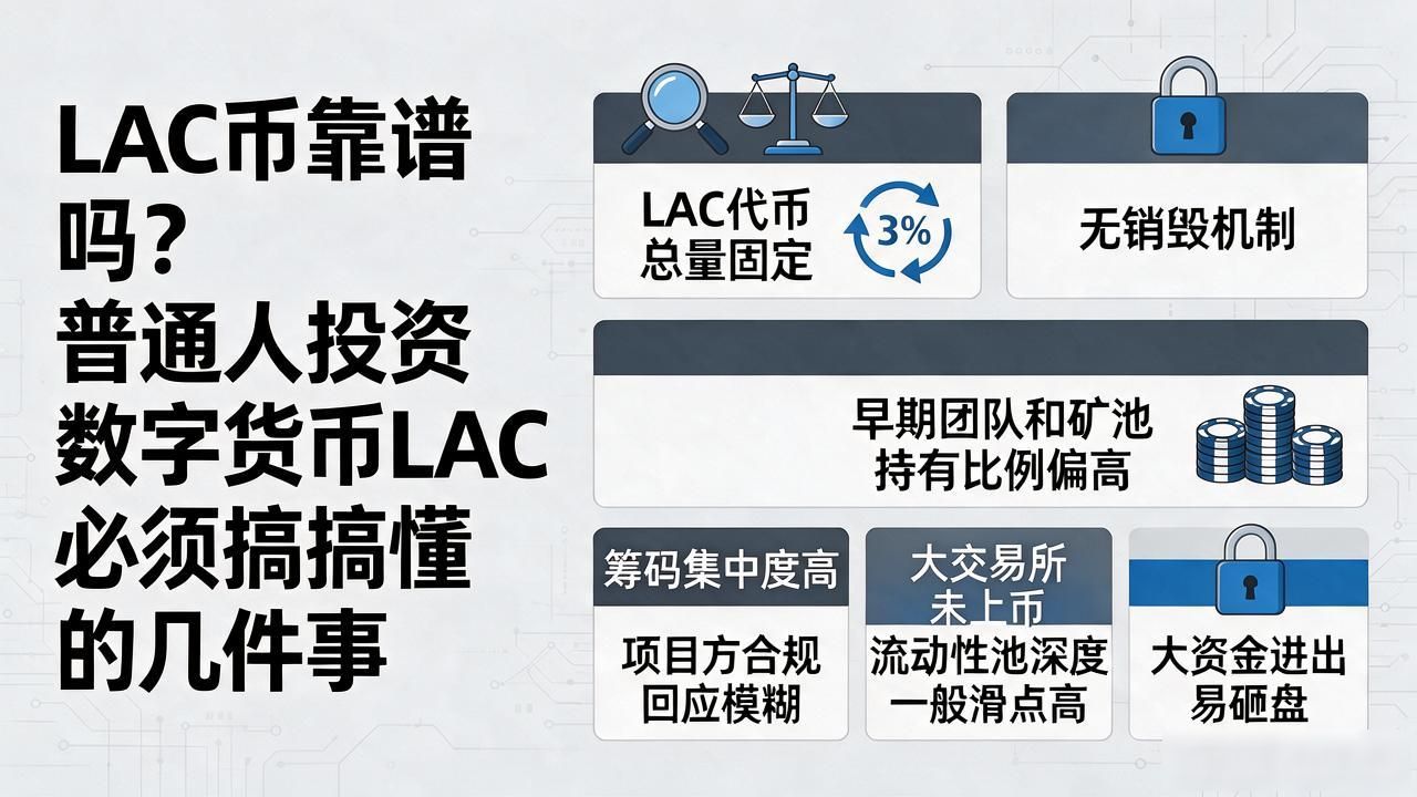 LAC币靠谱吗?普通人投资数字货币LAC前必须搞懂的几件事