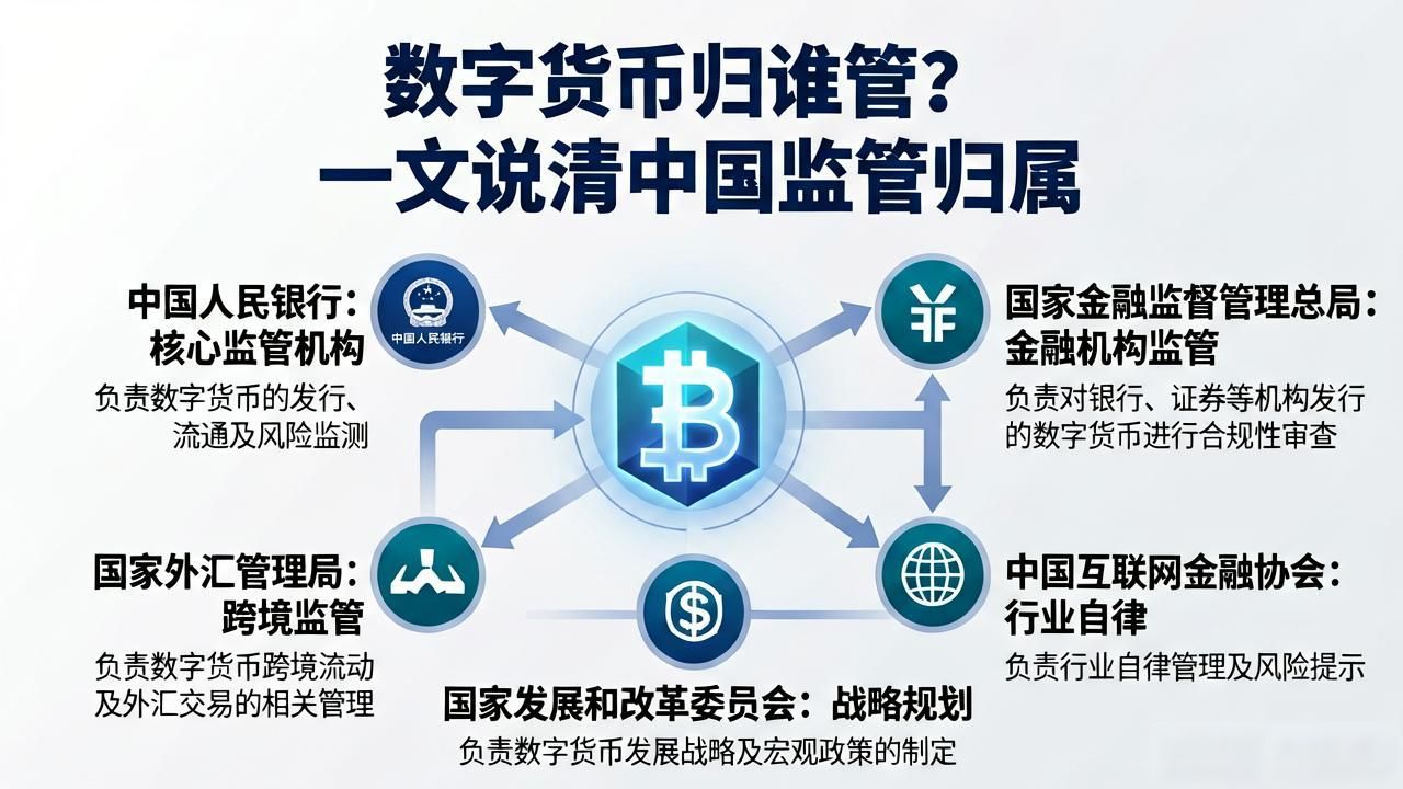 数字货币归谁管?一文说清中国监管归属
