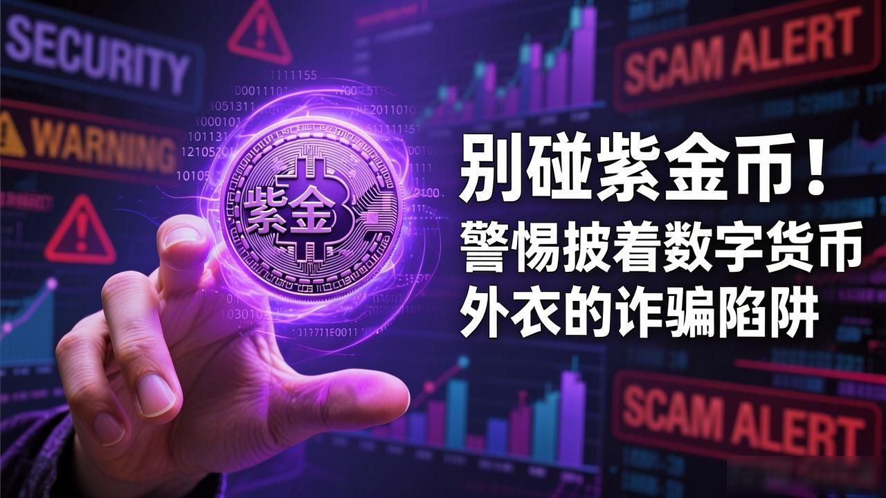 别碰紫金币!警惕披着数字货币外衣的诈骗陷阱