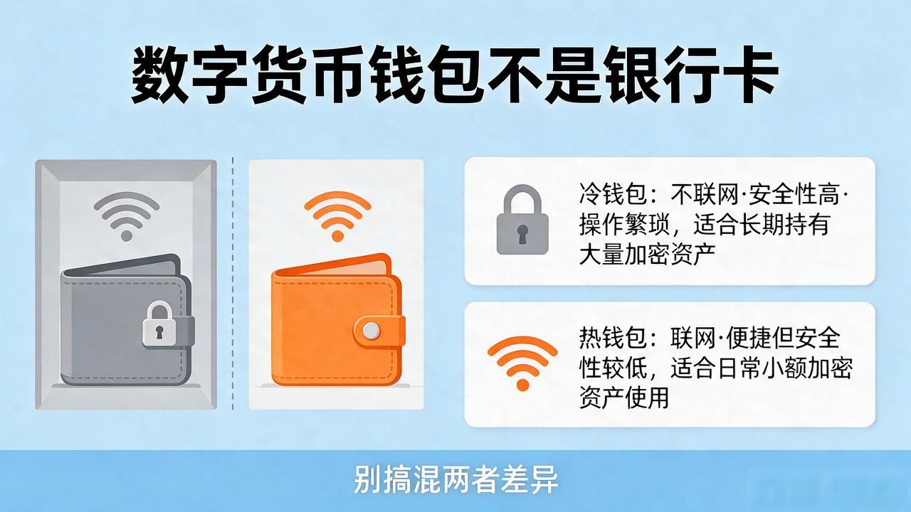 数字货币钱包不是银行卡,别搞混了!