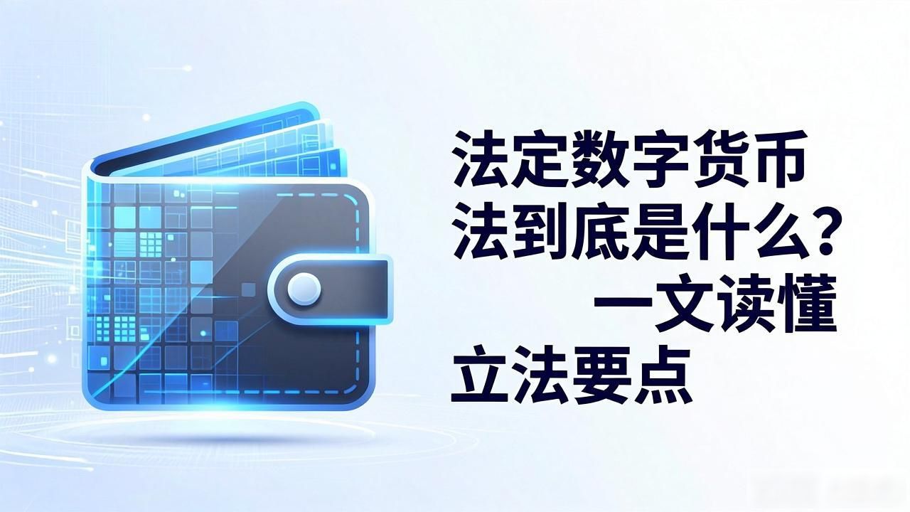 法定数字货币法到底是什么?一文读懂立法要点