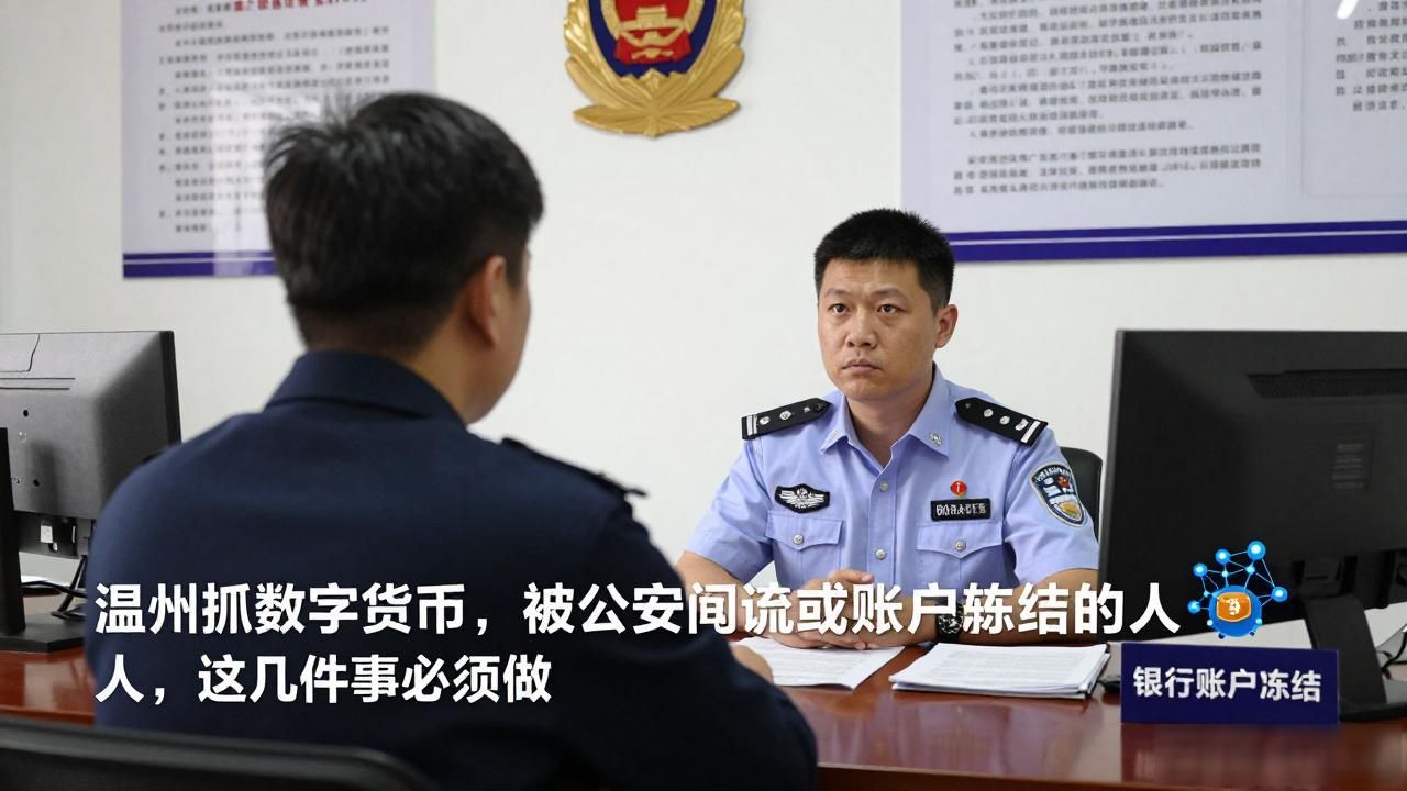 温州抓数字货币,被公安问询或账户冻结的人,这几件事必须做