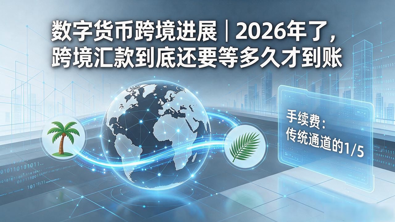 数字货币跨境进展|2026年了,跨境汇款到底还要等多久才到账