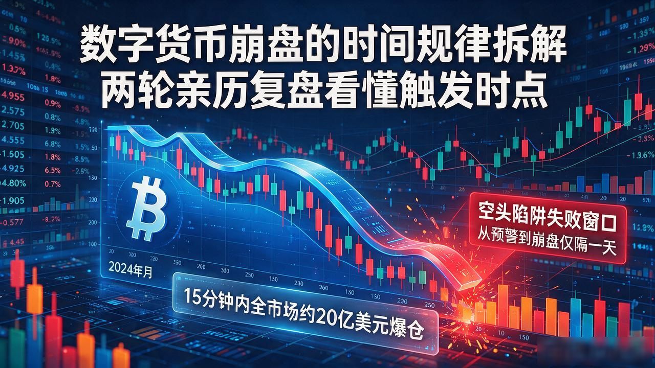 数字货币崩盘的时间规律拆解 两轮亲历复盘看懂触发时点