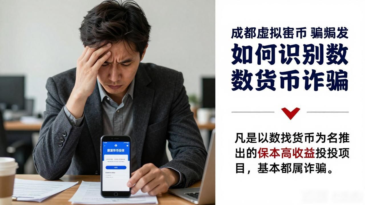成都虚拟货币骗局频发 如何识别数字货币诈骗