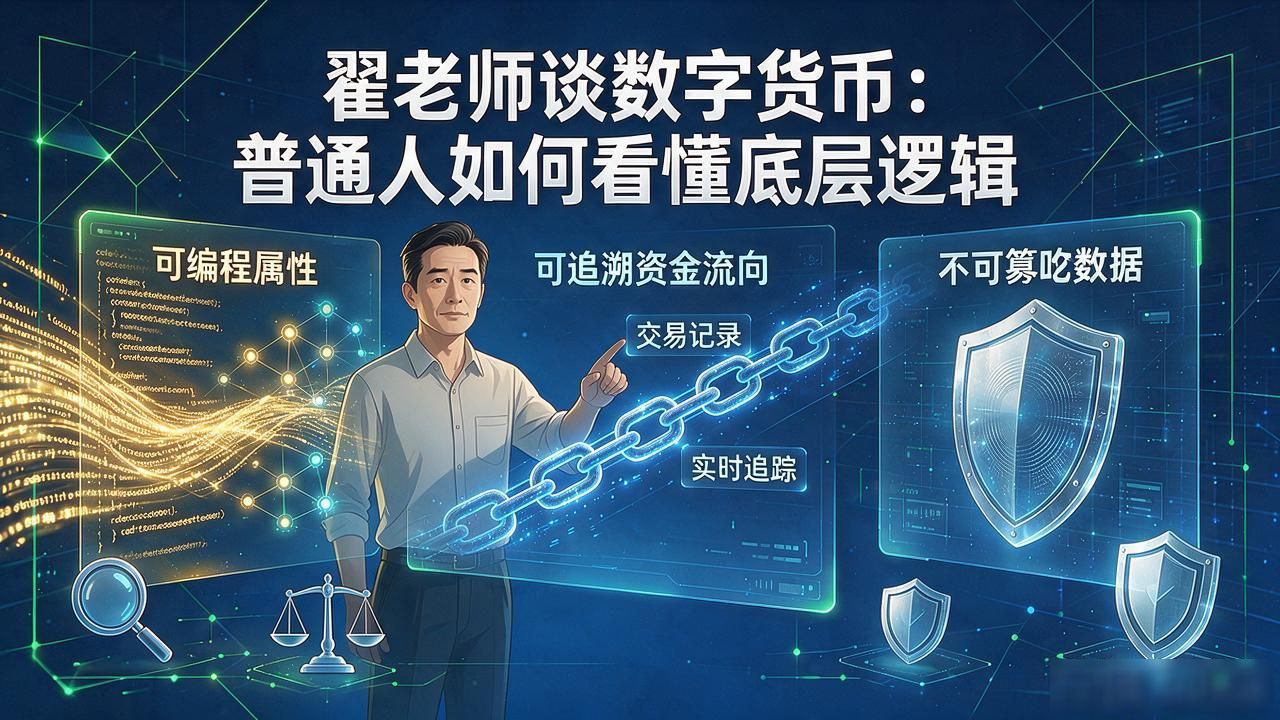 翟老师谈数字货币:普通人如何看懂底层逻辑
