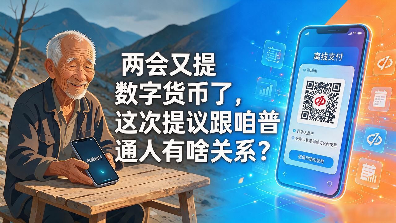 两会又提数字货币了,这次提议跟咱普通人有啥关系?