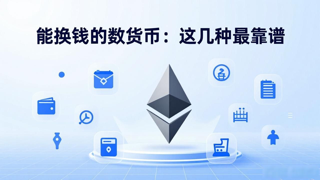 能换钱的数字货币:这几种最靠谱