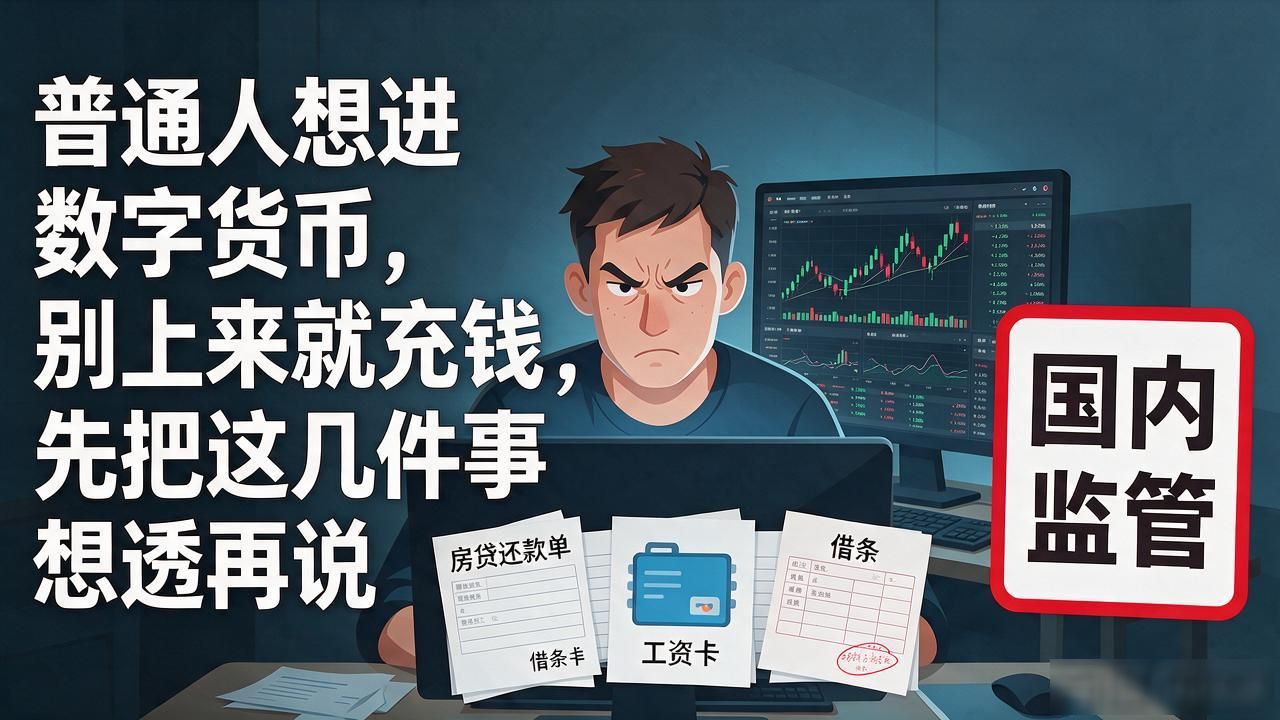 普通人想进数字货币,别上来就充钱,先把这几件事想透再说