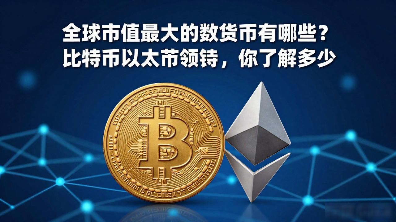 全球市值最大的数字货币有哪些?比特币以太坊领衔,你了解多少