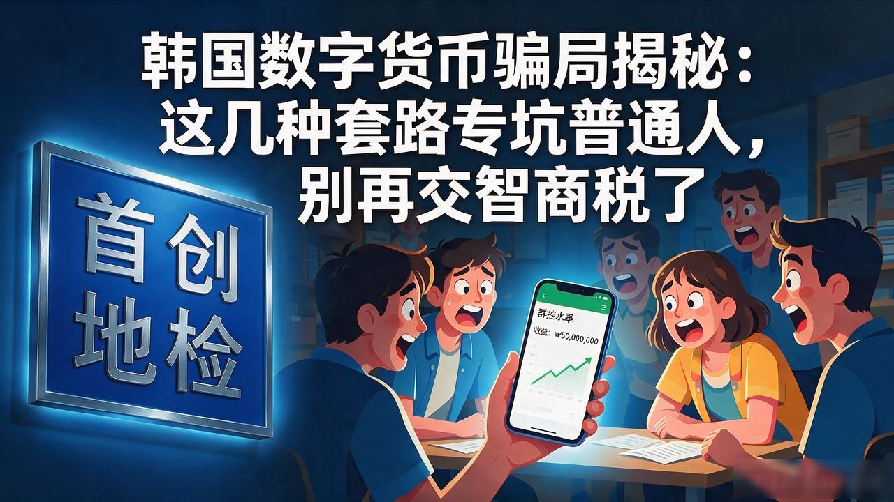 韩国数字货币骗局揭秘:这几种套路专坑普通人,别再交智商税了