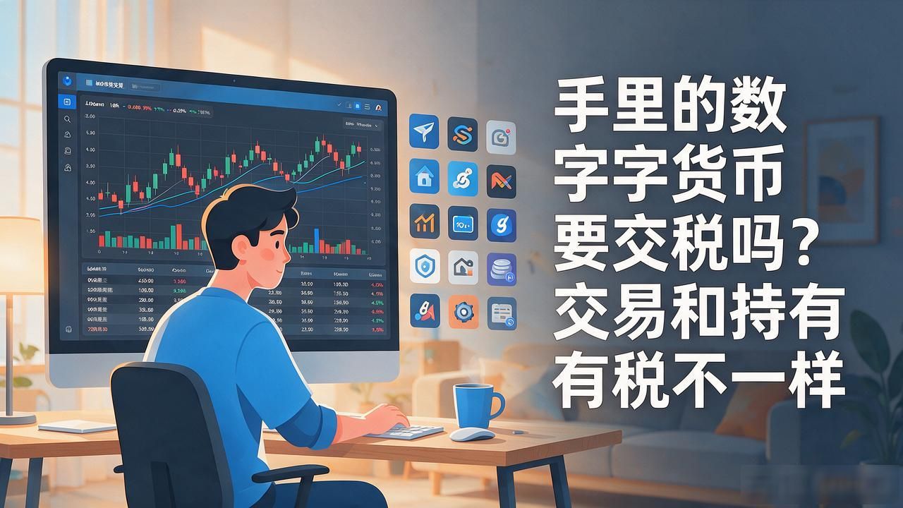 手里的数字货币要交税吗?交易和持有税不一样
