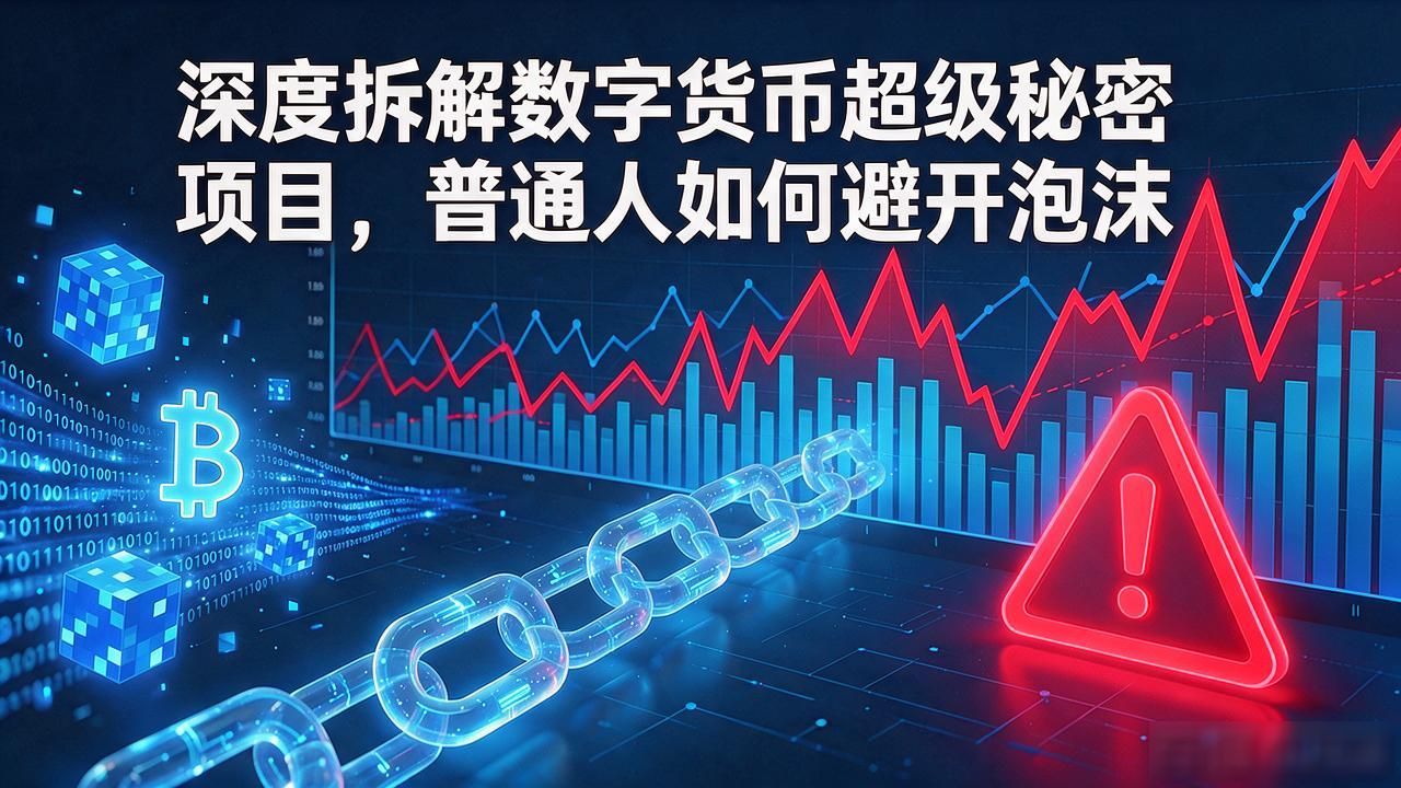 深度拆解数字货币超级秘密项目,普通人如何避开泡沫