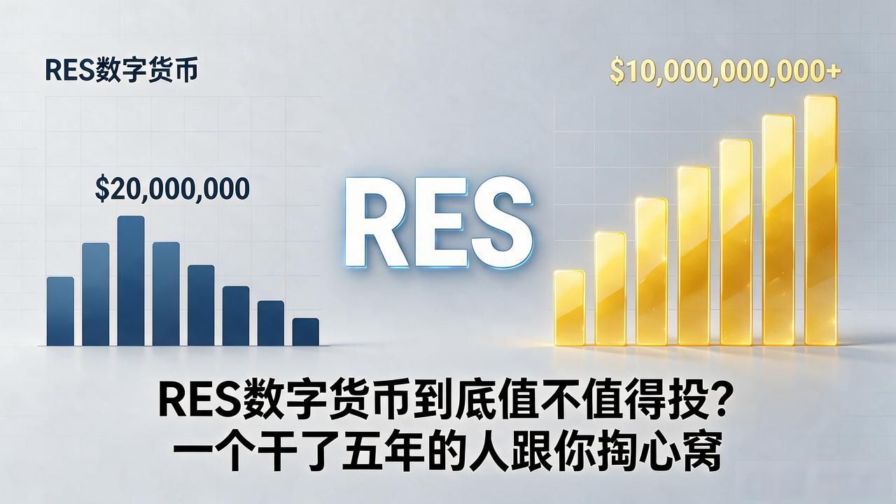res数字货币到底值不值得投?一个干了五年的人跟你掏心窝