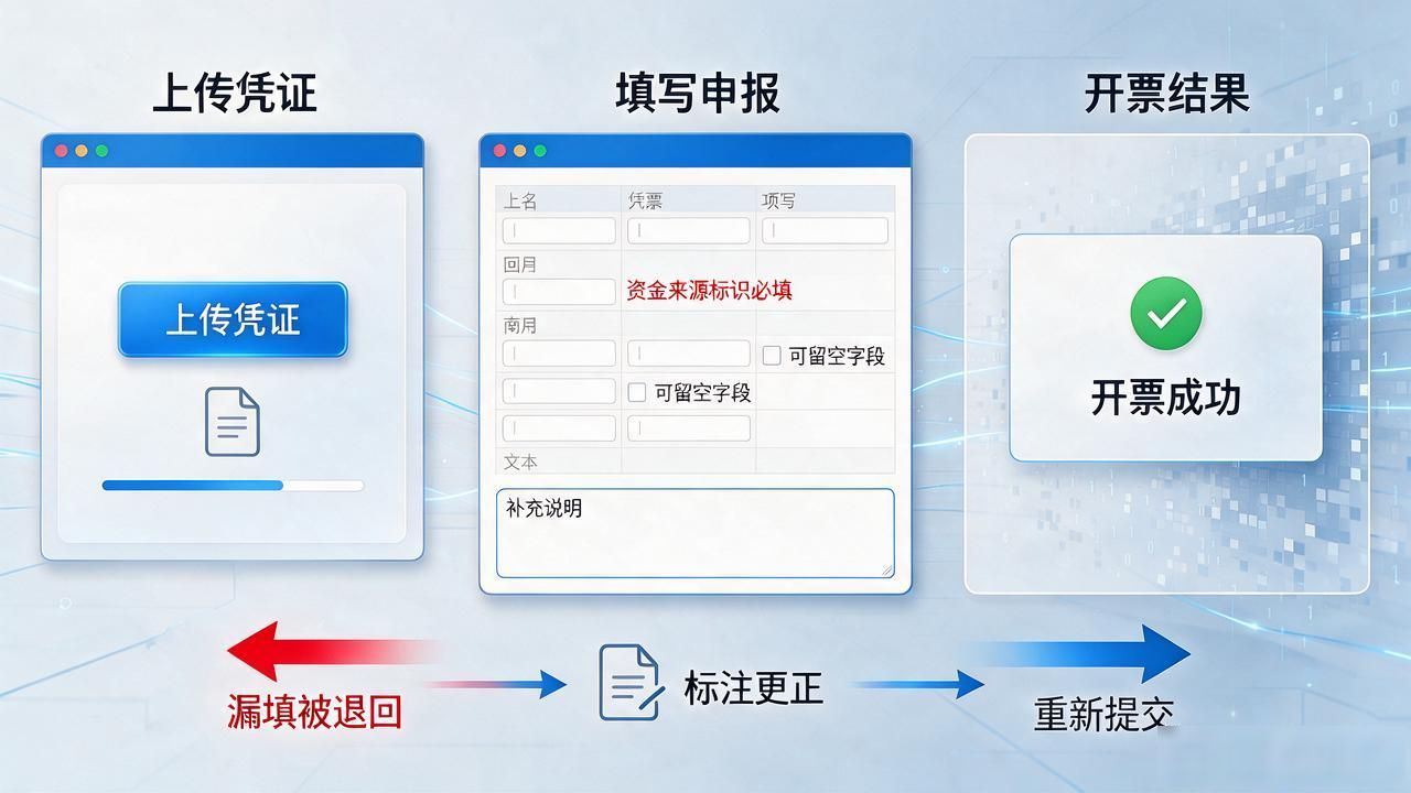 数字货币开票流程视频,从上传凭证到出票每一步都讲清楚了