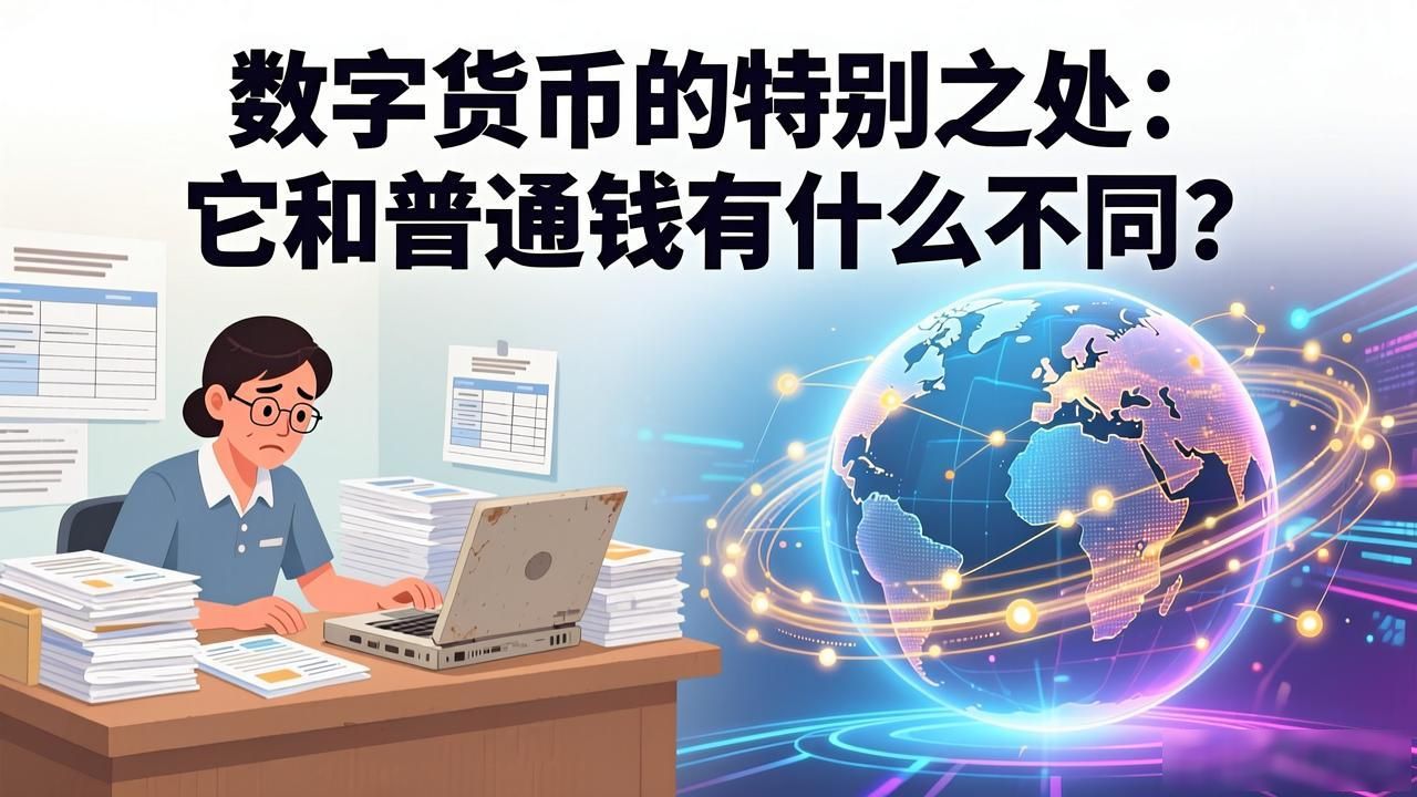 数字货币的特别之处:它和普通钱有什么不同?