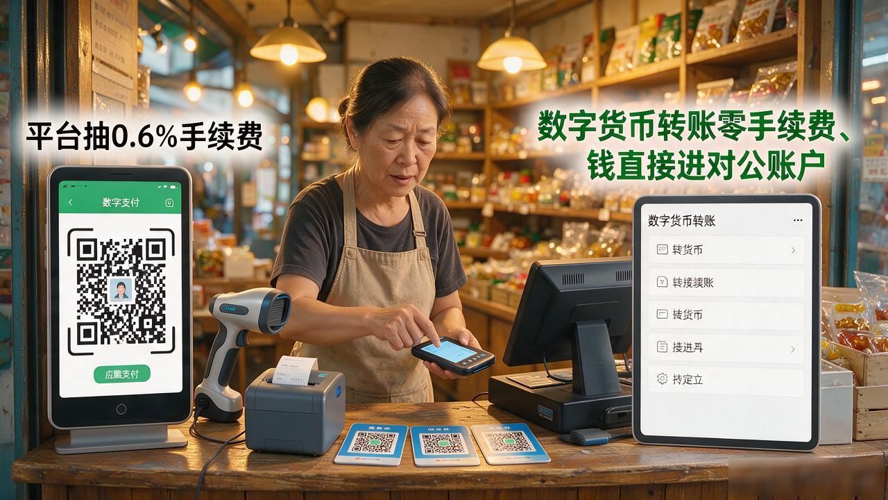 数字货币改写支付方式:三年,街边小店的收银台变了