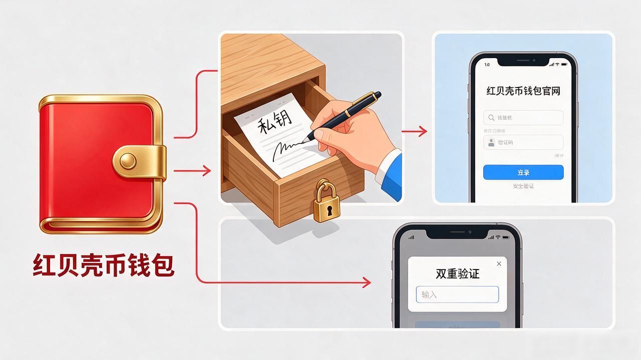 红贝壳币钱包到底怎么选,普通人存数字货币别交智商税