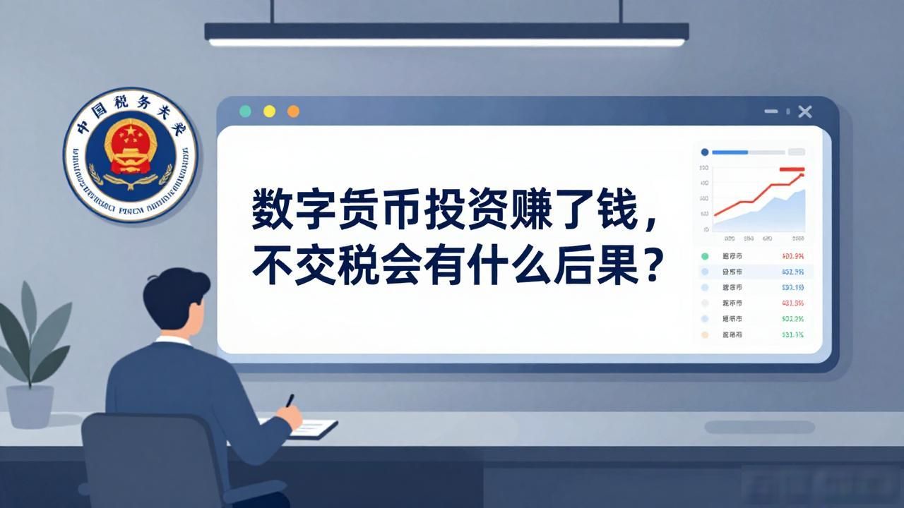 数字货币投资赚了钱,不交税会有什么后果?