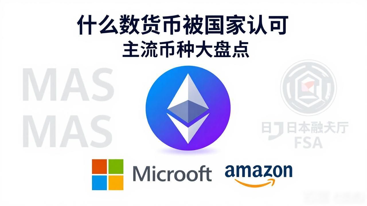 什么数字货币被国家认可 主流币种大盘点