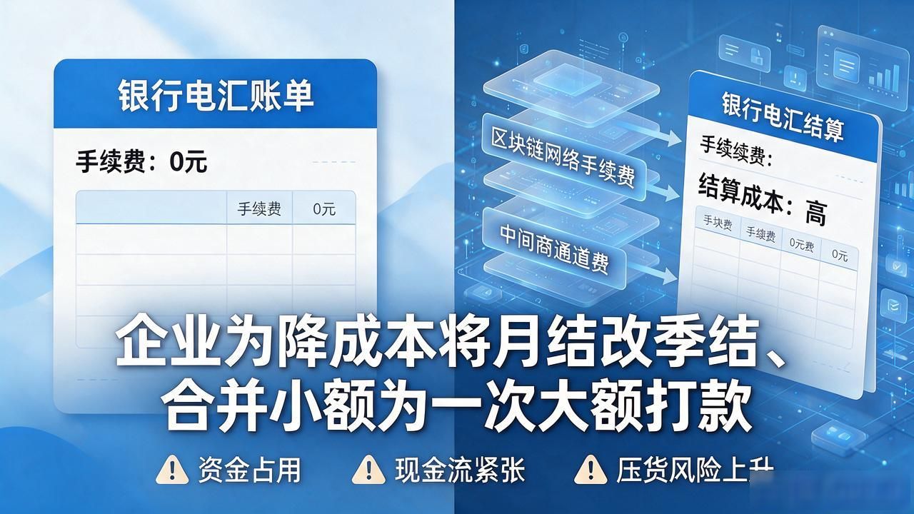 用数字货币结算成本越算越高,企业这笔账到底怎么算