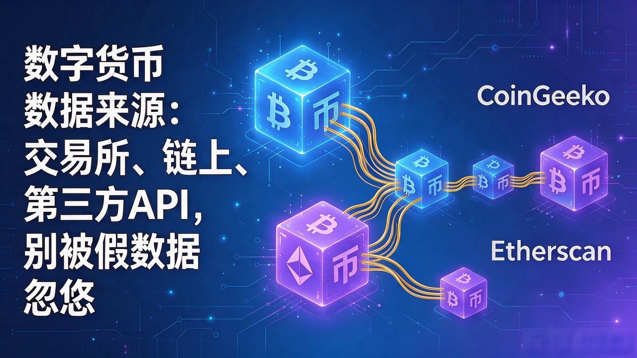 数字货币数据来源:交易所、链上、第三方API,别被假数据忽悠