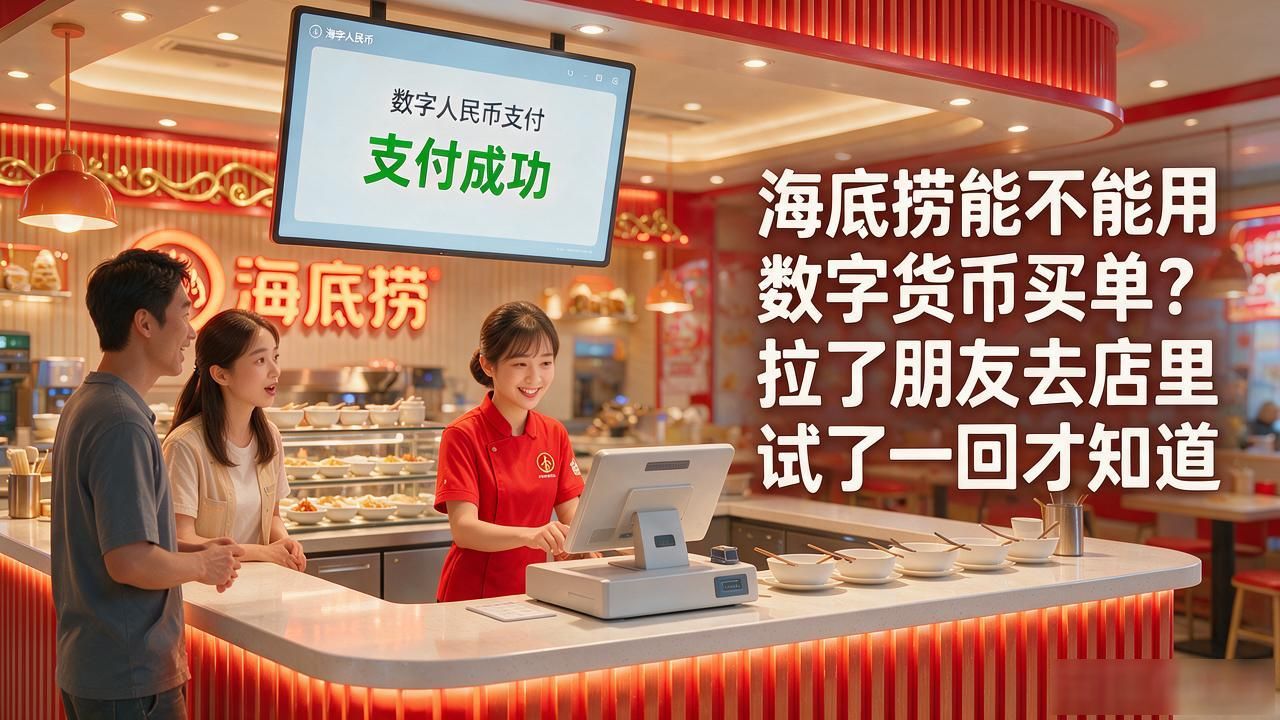 海底捞能不能用数字货币买单?拉了朋友去店里试了一回才知道