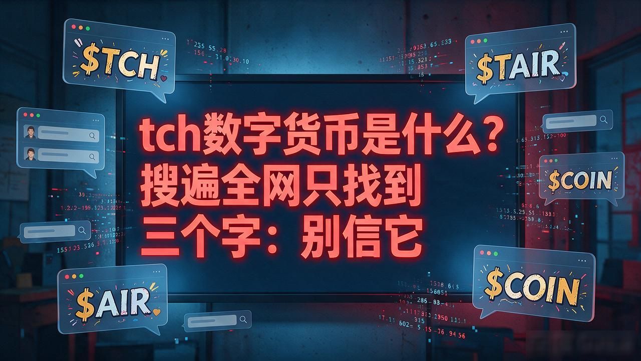tch数字货币是什么?搜遍全网只找到三个字:别信它