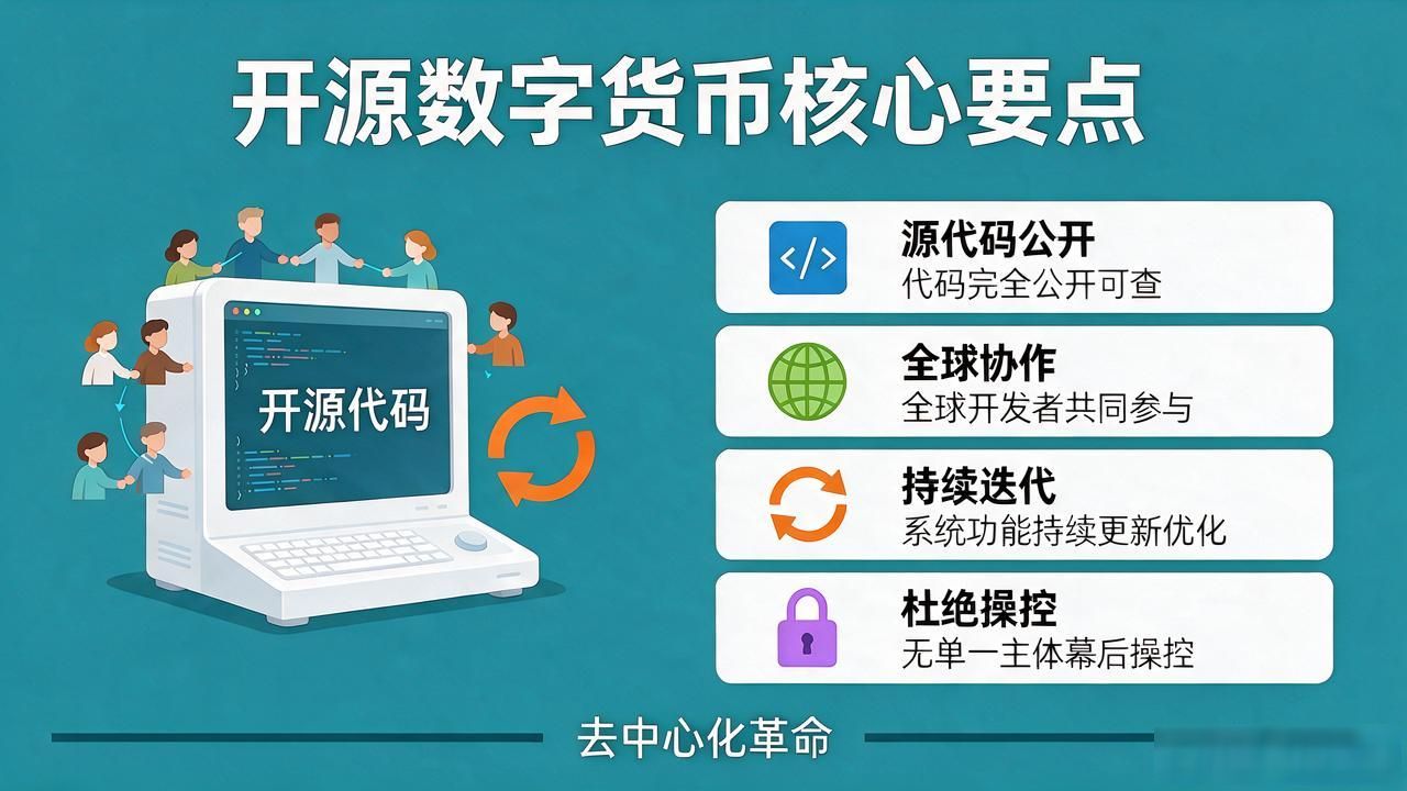 什么是开源数字货币?一文看懂去中心化革命