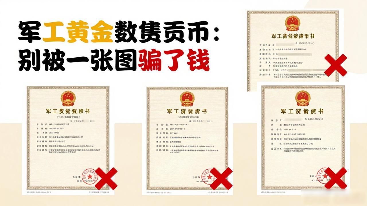 军工黄金数字货币:别被一张图骗了钱