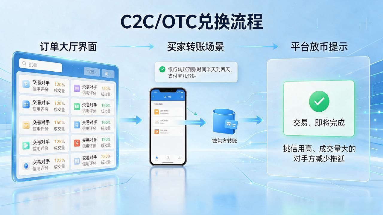 数字货币怎么兑换?手续费、到账时间、避坑点全在这